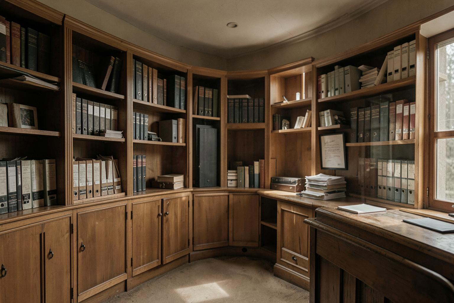 A well-established accounting practice office interior